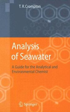 portada analysis of seawater: a guide for the analytical and environmental chemist (en Inglés)