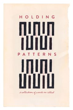 portada Holding Patterns: A Collection of Words on Ritual