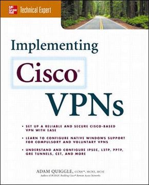 portada Implementing Cisco Vpns (en Inglés)