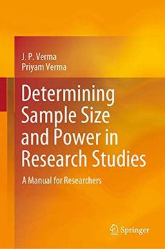 portada Determining Sample Size and Power in Research Studies: A Manual for Researchers (in English)