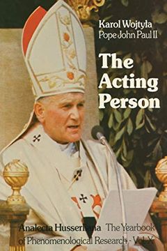 portada The Acting Person (Analecta Husserliana) (in English)