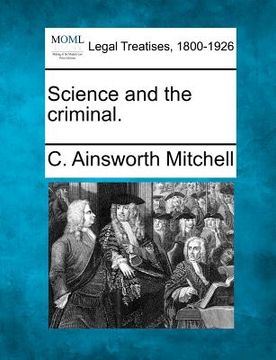 portada science and the criminal. (in English)
