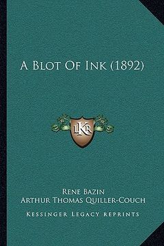 portada a blot of ink (1892)