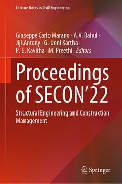 portada Proceedings of Secon'22: Structural Engineering and Construction Management (en Inglés)