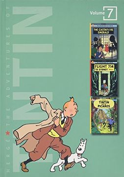portada The Adventures of Tintin,The Castafiore Emerald, Flight 714, Tintin and the Picaros (en Inglés)