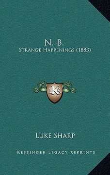 portada n. b.: strange happenings (1883) (en Inglés)