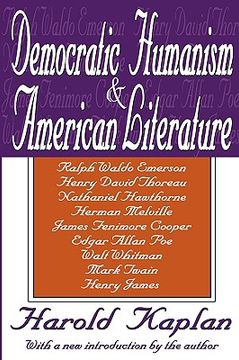 portada democratic humanism & american literature (in English)
