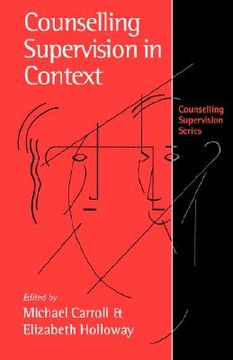portada counselling supervision in context (en Inglés)