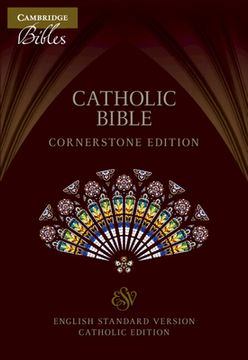 portada Esv-Ce Catholic Bible, Cornerstone Edition, Burgundy Imitation Leather, Esc662: T [no Binding ] (en Inglés)