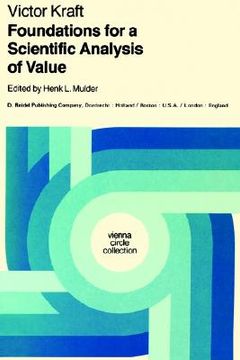 portada foundations for a scientific analysis of value
