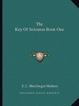 portada the key of solomon book one (in English)