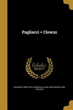 portada Pagliacci = Clowns (in English)