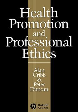 portada health promotion and professional ethics (en Inglés)