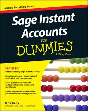 portada Sage Instant Accounts for Dummies (en Inglés)