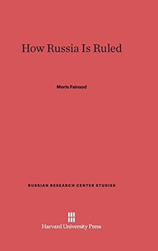 portada How Russia is Ruled (Russian Research Center Studies) (en Inglés)