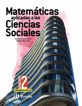 portada Generación b Matemáticas Aplicadas a las Ciencias Sociales 2 Bachillerato (in Spanish)