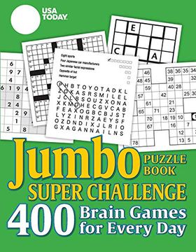 portada Usa Today Jumbo Puzzle Book Super Challenge: 400 Brain Games for Every day (en Inglés)