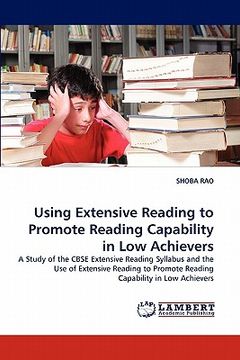 portada using extensive reading to promote reading capability in low achievers (in English)