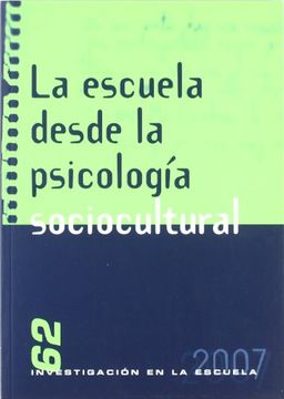 portada La Escuela Desde la Psicología Sociocultural (in Spanish)