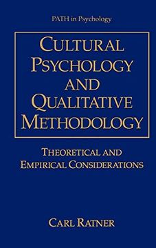 portada Cultural Psychology and Qualitative Methodology: Theoretical and Empirical Considerations (Path in Psychology) 