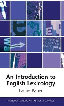 portada An Introduction to English Lexicology (Edinburgh Textbooks on the English Language) (in English)