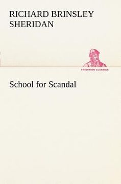 portada school for scandal (en Inglés)