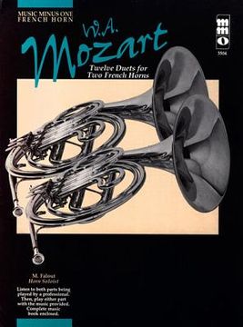 portada mozart twelve duets, french horn [with cd (audio)]