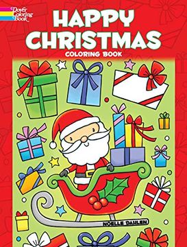 portada Happy Christmas Coloring Book (Dover Coloring Books) (en Inglés)