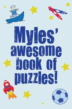 portada Myles' Awesome Book Of Puzzles! (en Inglés)