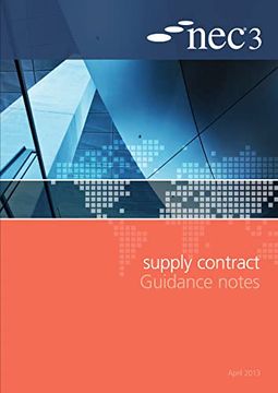 portada Nec3 Supply Contract Guidance Notes (en Inglés)