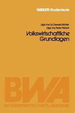 portada Volkswirtschaftliche Grundlagen (en Alemán)