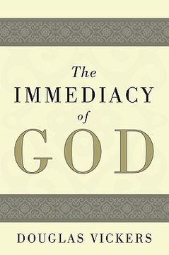portada the immediacy of god (en Inglés)