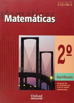 portada Matemáticas Ciencias 2º Bachillerato Exedra Libro del Alumno