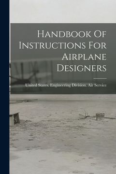 portada Handbook Of Instructions For Airplane Designers