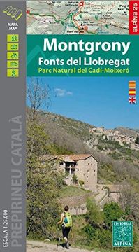 portada Montgrony - Fonts del Llobregat 1: 25. 000