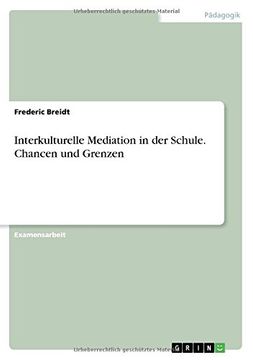 portada Interkulturelle Mediation in Der Schule. Chancen Und Grenzen (German Edition)