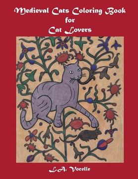 portada Medieval Cats Coloring Book for Cat Lovers (en Inglés)