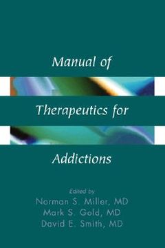 portada manual of therapeutics for addictions (in English)