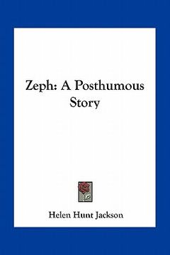 portada zeph: a posthumous story (en Inglés)