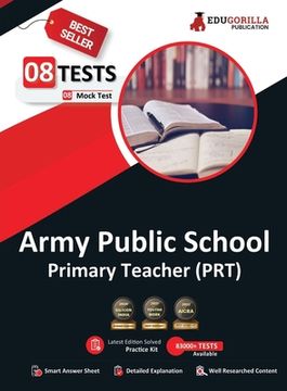 portada Army Public School PRT Exam 2023: AWES Primary Teacher (English Edition) - 8 Full Length Mock Tests (1600 Solved Questions) with Free Access to Online (en Inglés)