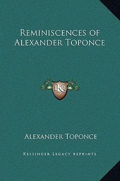 portada reminiscences of alexander toponce