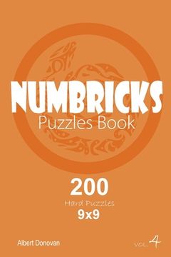 portada Numbricks - 200 Hard Puzzles 9x9 (Volume 4) (en Inglés)