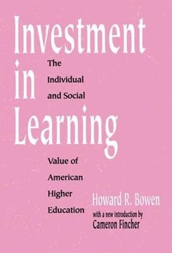 portada Investment in Learning: The Individual and Social Value of American Higher Education (en Inglés)