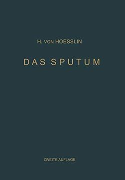 portada Das Sputum (en Alemán)