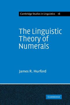 portada The Linguistic Theory of Numerals Paperback (Cambridge Studies in Linguistics) (en Inglés)