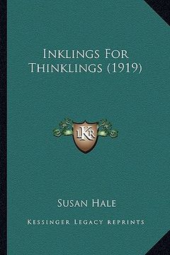 portada inklings for thinklings (1919) (en Inglés)