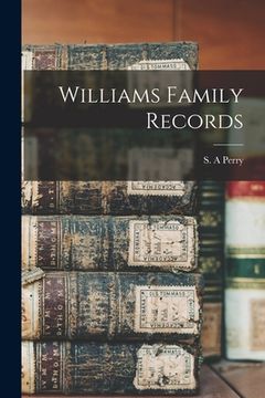 portada Williams Family Records (en Inglés)