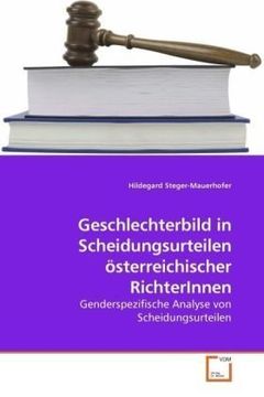portada Geschlechterbild in Scheidungsurteilen österreichischer RichterInnen
