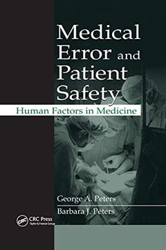 portada Medical Error and Patient Safety: Human Factors in Medicine 