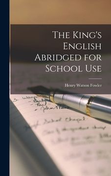 portada The King's English Abridged for School Use (in English)